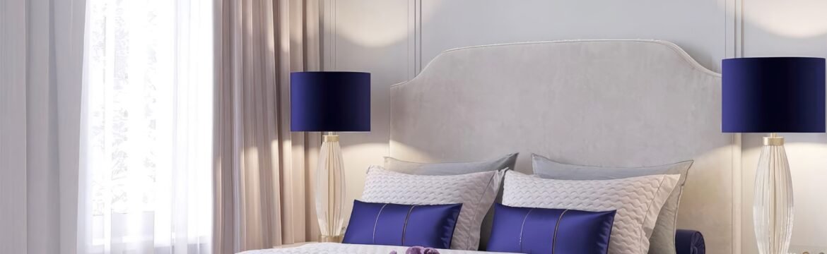 100% Cotton Fitted bedsheets Set in dubai - deep pockets - king size Bed Sheet - decent