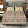 100% Cotton Fitted bedsheets Set in dubai - Flowers Collection