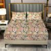 100% Cotton Fitted bedsheets Set in dubai - Flowers Collection
