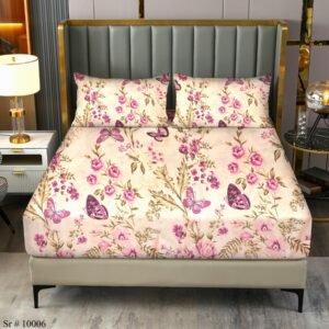 100% Cotton Fitted bedsheets Set - king size Bed Sheet