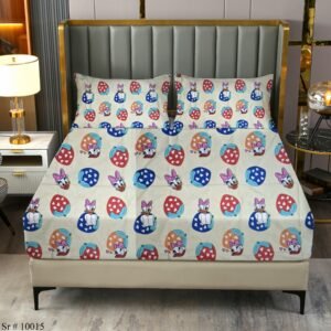 100% Cotton Fitted bedsheets Set - king size Bed Sheet