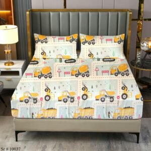 100% Cotton Fitted bedsheets Set - king size Bed Sheet