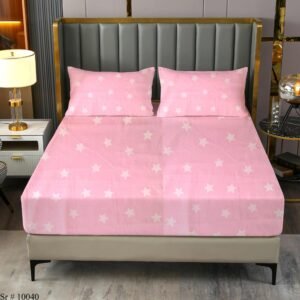 100% Cotton Fitted bedsheets Set - king size