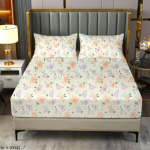 100% Cotton Fitted bedsheets Set - king size