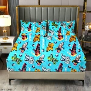 100% Cotton Fitted Sheet Set bedsheets - king size