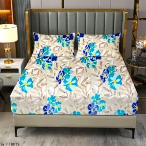 100% Cotton Fitted Sheet Set bedsheets - king size