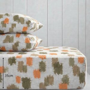 100% Cotton Fitted Bedsheet 200TC