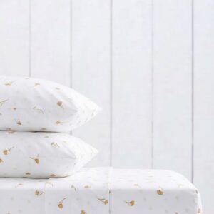 White 100% Cotton Fitted Bedsheet 400TC